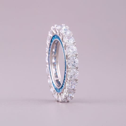 Art Deco Vintage Natural Sapphire Engagement Ring - view 4
