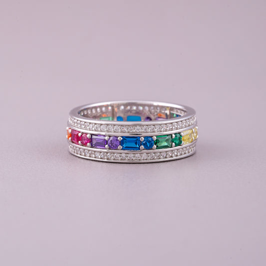 Luxury Vintage Natural Sapphire Diamond Wedding Ring by Ivevar Timeless Bridal Jewelry