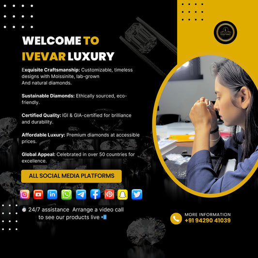 High End Lab Grown Diamond Pendant Necklace by Ivevar