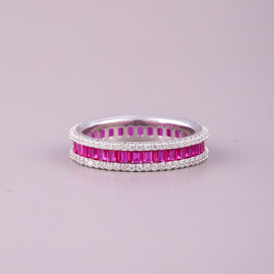 Sapphire Diamond Eternal Band Never-Ending Love Symbol By Ivevar