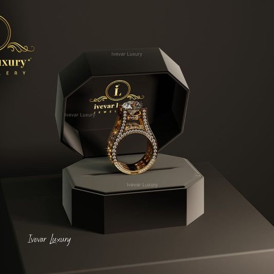 New Arrival Moissanite Band Ring 925 Sterling Silver Fine Jewelry Hip Hop  Ring By Ivevar