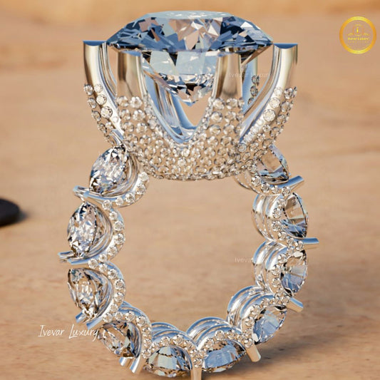 New Arrival Moissanite Band Ring 925 Sterling Silver Fine Jewelry Hip Hop Sparkle 3 Rows Stone Iced Out Men Ring By Ivevar