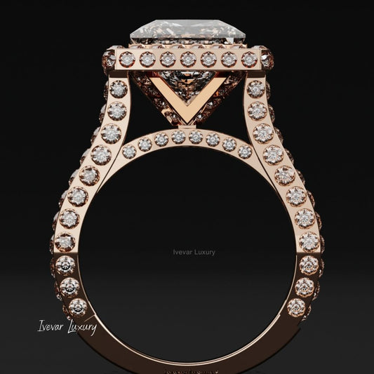 New Arrival Moissanite Band Ring 925 Sterling Silver Fine Jewelry Hip Hop Sparkle