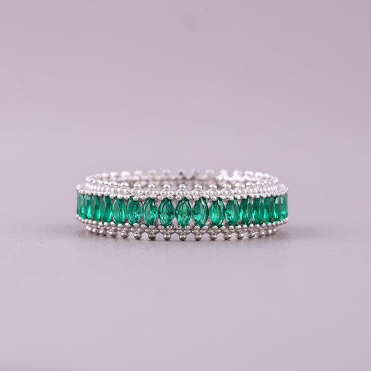 Sapphire Solitaire Stackable Ring by Ivevar