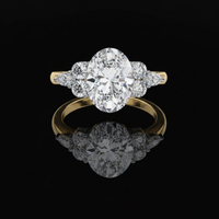 3.00 CT Romantic Oval Cut Moissanite Diamond Ring For Perfect Women’s Engagement Ring