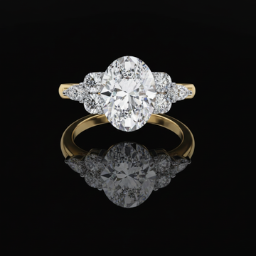 3.00 CT Romantic Oval Cut Moissanite Diamond Ring For Perfect Women’s Engagement Ring