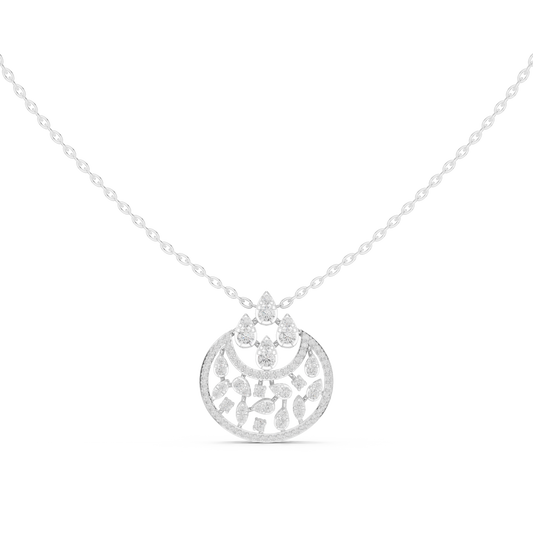 Chandelier Droplet Layering Pendant with Multi Stone - view 3
