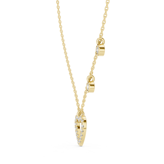 Heart Accents Inspire Pendant Necklace - view 3
