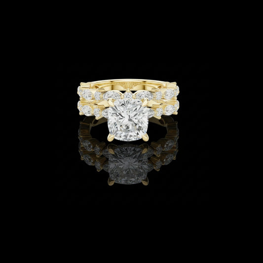 3.00 CT Ultimate Lab Grown Cushion Cut Diamond Ring For Every Moment