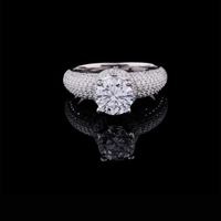 1.50 CT Chic & Stylish Round Cut Moissanite Diamond Jewelry For Someone Special