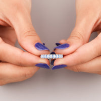 Luxury Natural Sapphire Diamond Engagement Ring by Ivevar Stunning Blue Bridal Jewelry