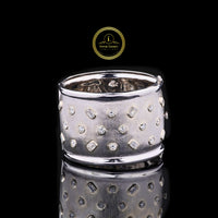 2.75 TCW Bold Moissanite Baguette & Round Diamond Bracelet Modern Iced Style by Ivevar Luxury