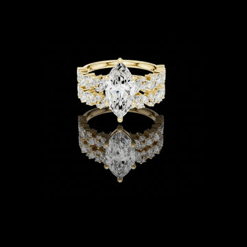 2.06 CT Royality Lab Grown Marquise Cut Diamond Ring For Everlasting