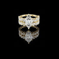 3.00 CT Royality Lab Grown Marquise Cut Diamond Ring For Everlasting