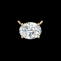 1.66 TCW Unique Oval Cut Moissanite Diamond Pendant Designs Classic & Modern Picks