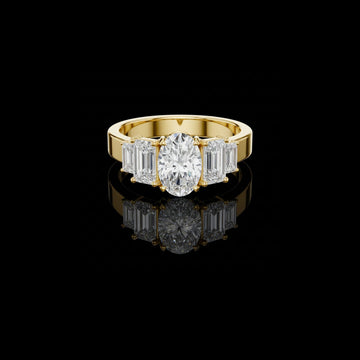 1.50 CT Exclusive Lab Grown Oval Cut Ring For Engagement Day