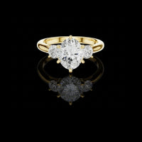 2.50 CT Iconic Moissanite Oval Cut Diamond Ring For Good Day