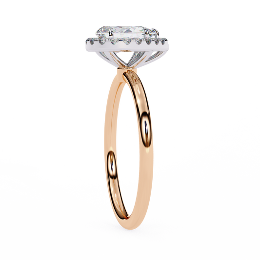 1.20 CT Eco Friendly Pear Cut Lab Grown Diamond Cocktail Ring Eco Luxe Fine Jewelry For Her