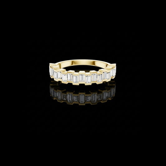 0.99 TCW Premium Eternity Lab Grown Baguette Cut Band for Wedding & Statement Wear