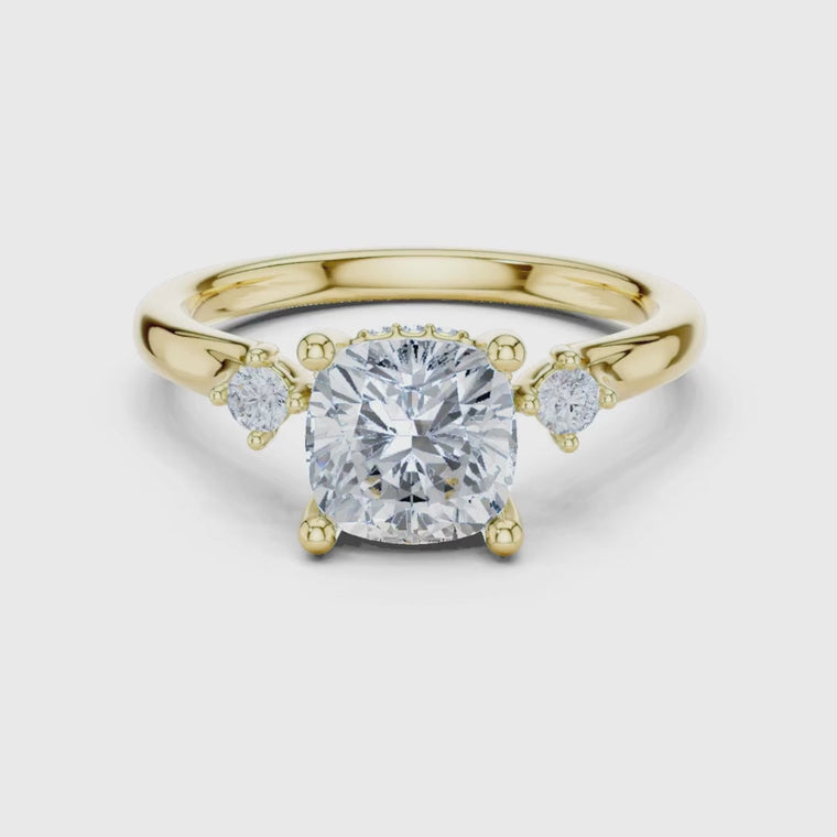 Cushion Cut Minimalist Ring video