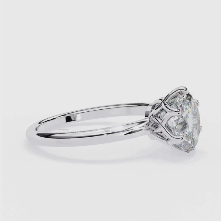 Round Cut Engagement Ring video