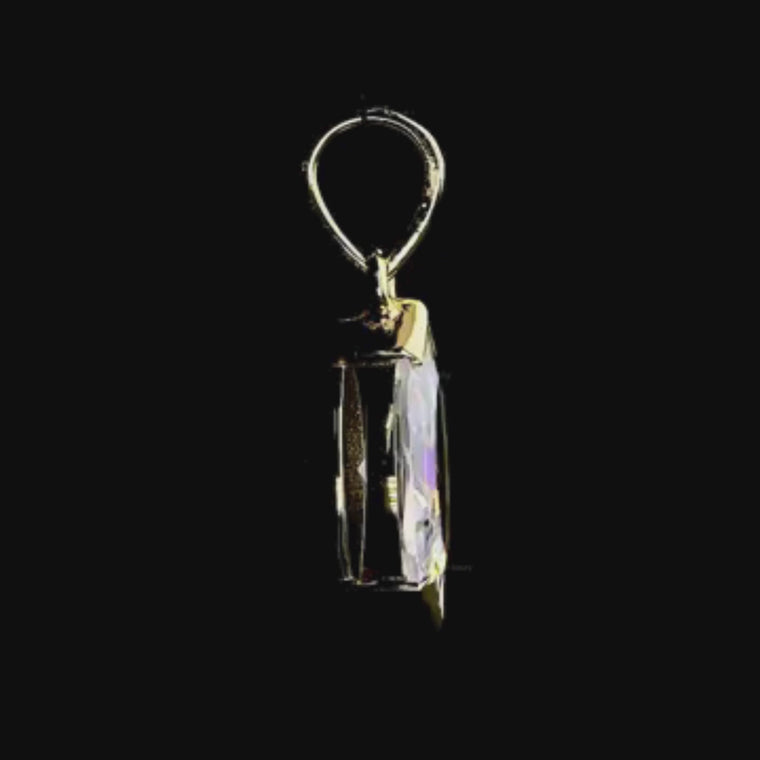 Custom Marquise Solitaire Pendant video
