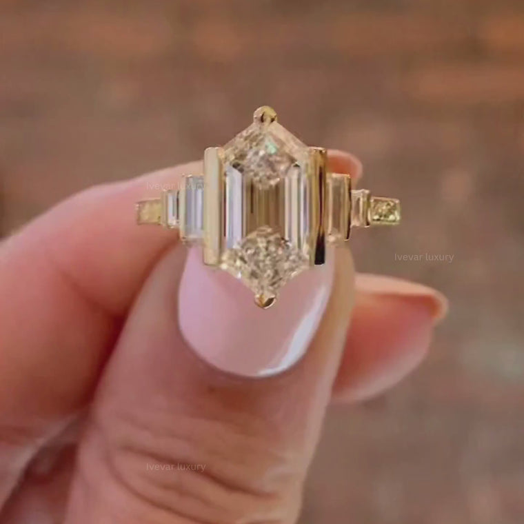 Dutch Marquise Moissanite Engagement Ring video