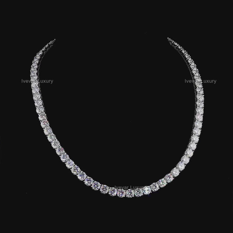 Hip Hop Tennis Chain Iced Out Necklace for Men video