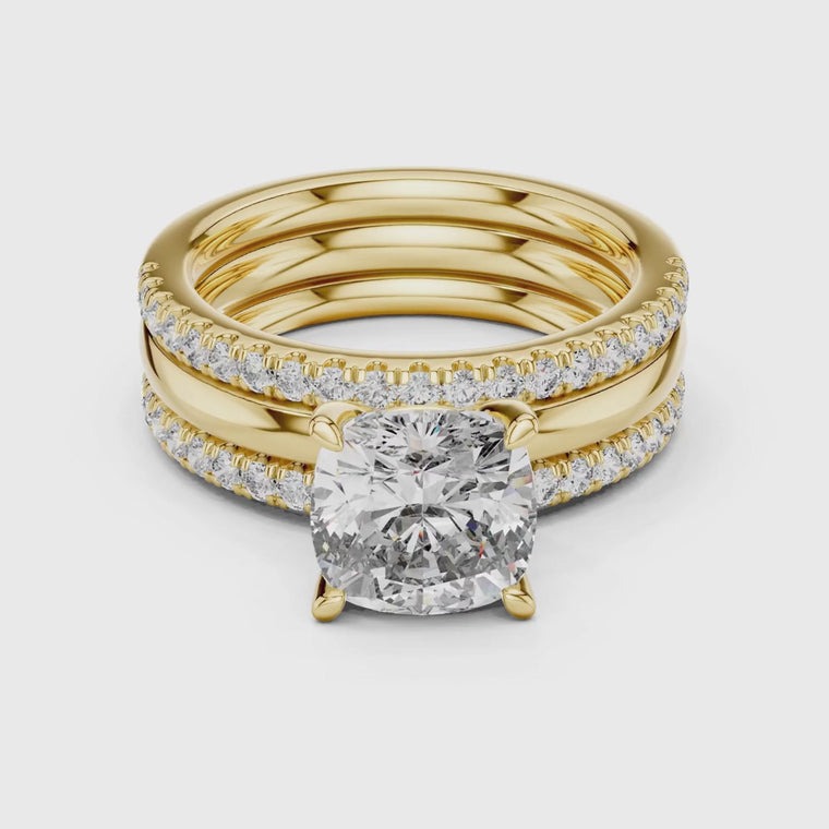 Round Cut Filigree Solitaire Engagement Ring video