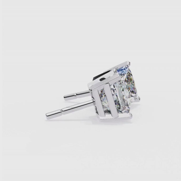 Discover the Beauty of Princess Cut Earrings For Everyday video