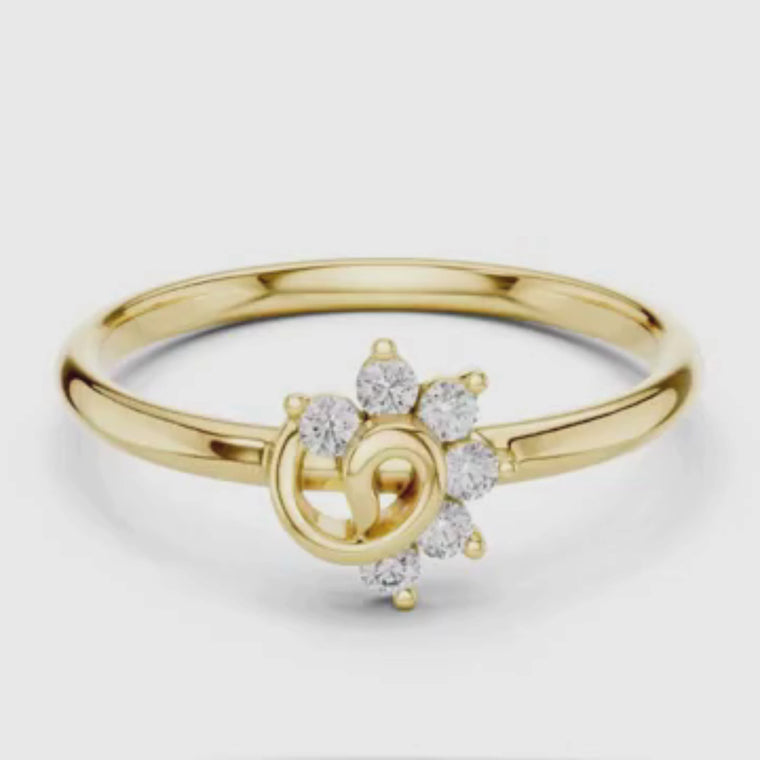 Interlocking Round Halo Engagement Ring video