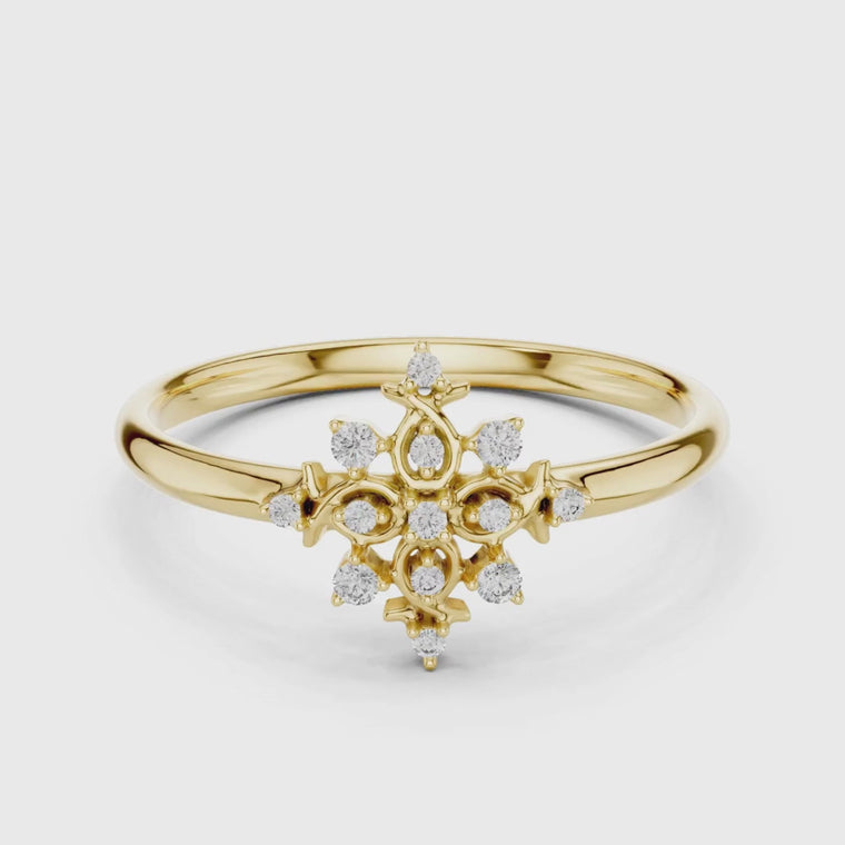 Round Cluster Statement Ring video
