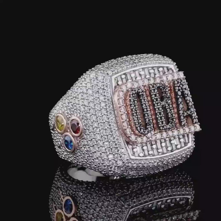 OBA Royal Heritage Ring Crafted in White and Rose Gold video