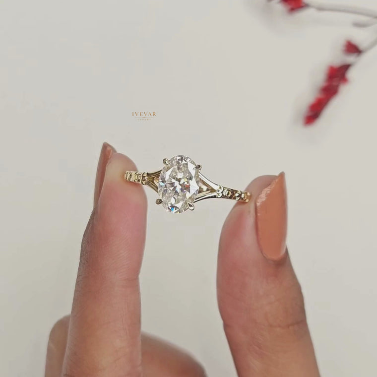 Oval Cut Solitaire Engagement Ring video