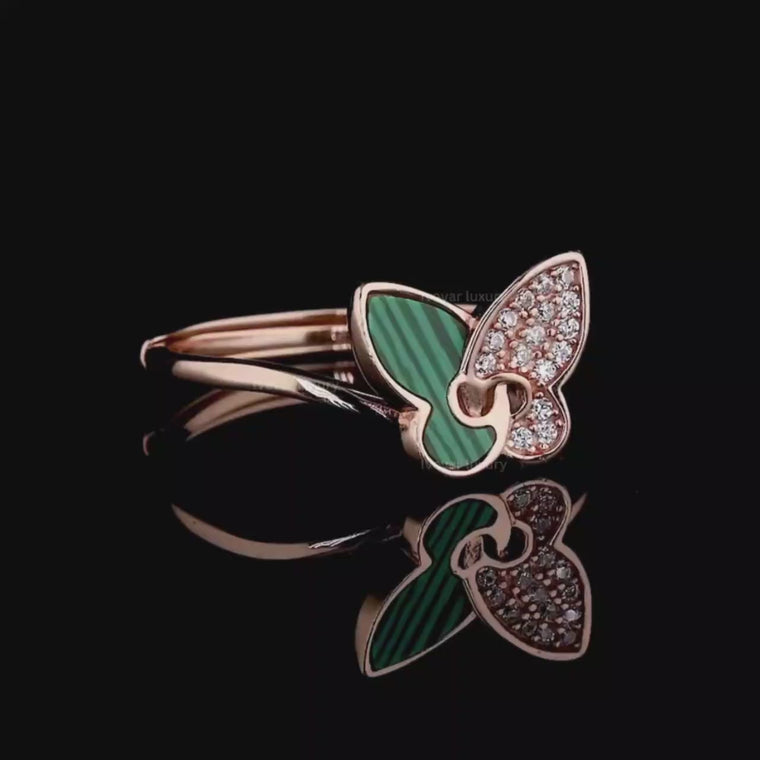 Butterfly Inspired Round Anniversary Ring video