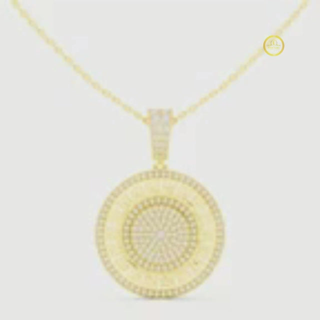 Circular Maze Motif Statement Charm Pendant video