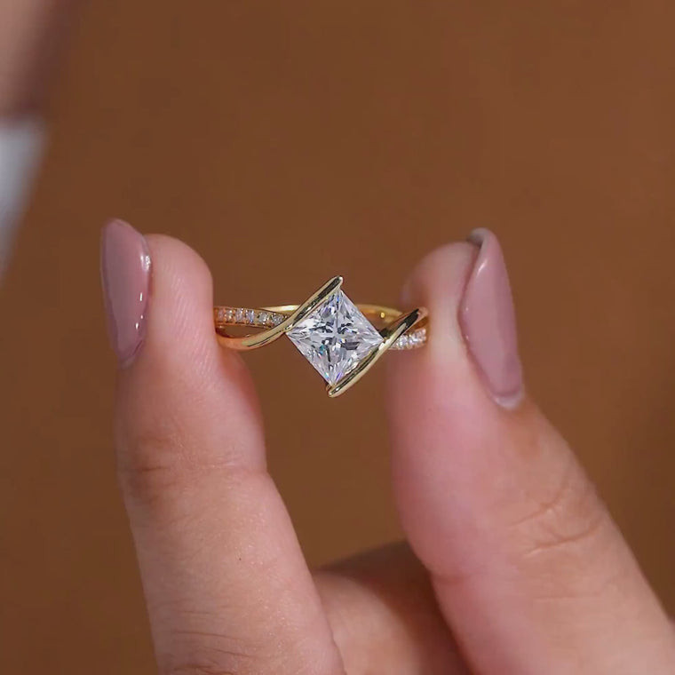 Princess Cut Engagement Ring video