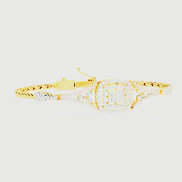 Vintage Style Round Bangle Bracelet video