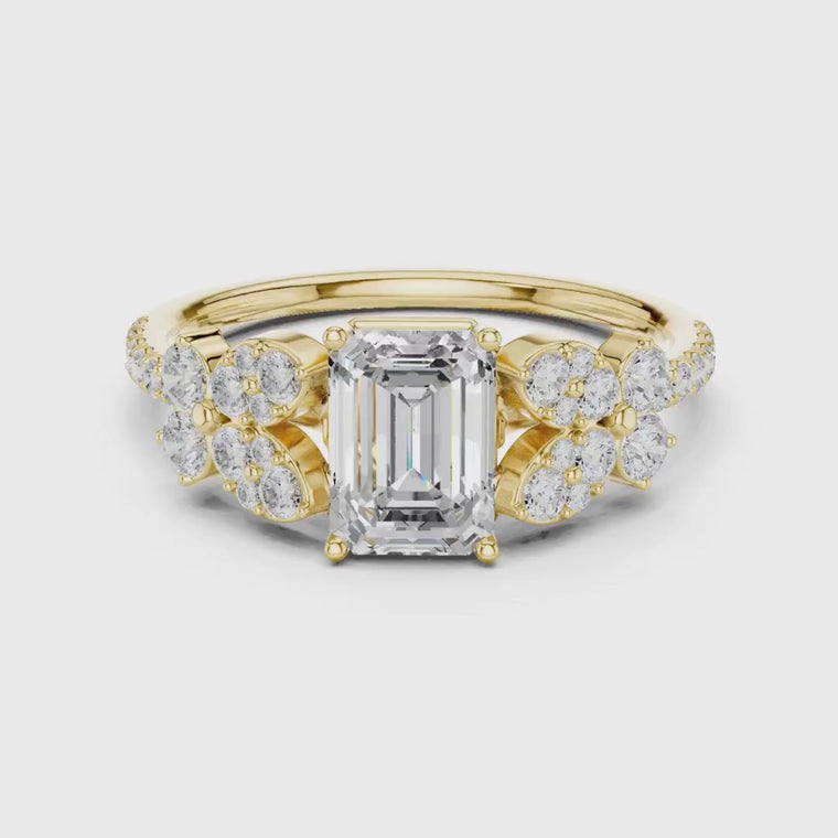 Charming Emerald Cut Ring For Everyday Wear video