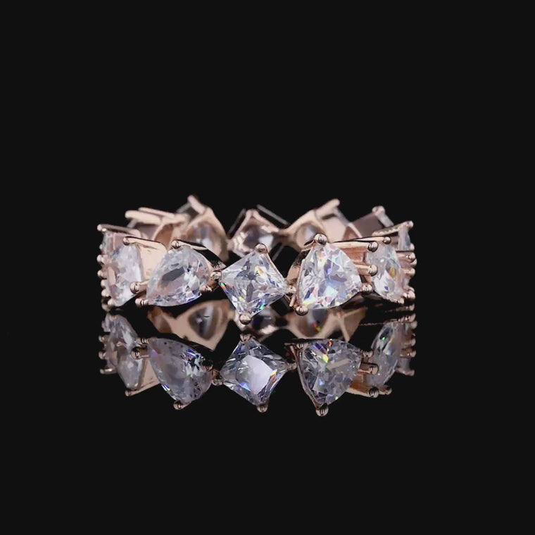 Mixed Shape Eternity Wedding Band video