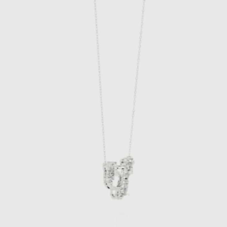 Interlocking Oval Mixed Cluster Necklace video