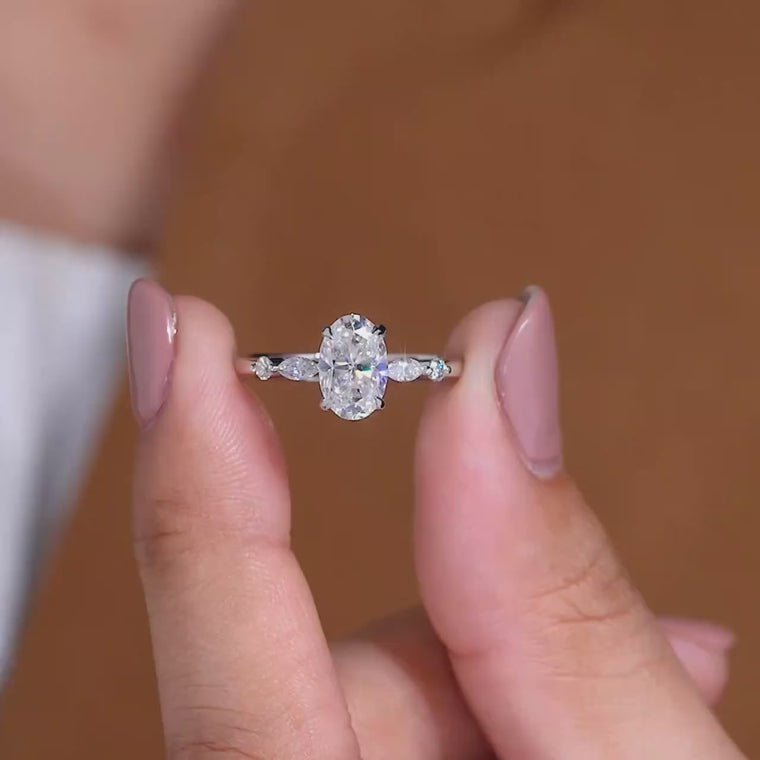 Oval Cut Solitaire Ring video