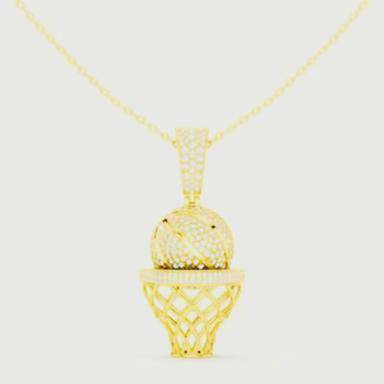 Sports Theme Ball Motif Charm Pendant video
