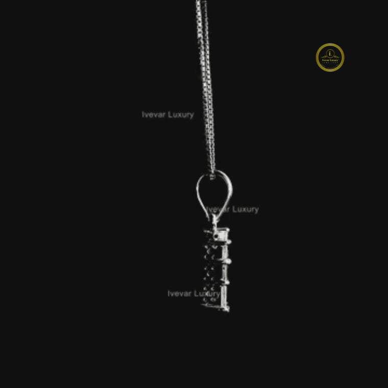Antique Cut Drop Pendant with Tapered Bail video