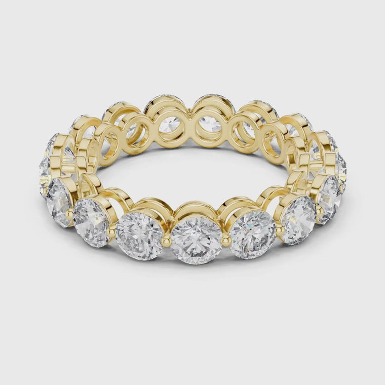 Round Bezel Set Full Eternity Band video