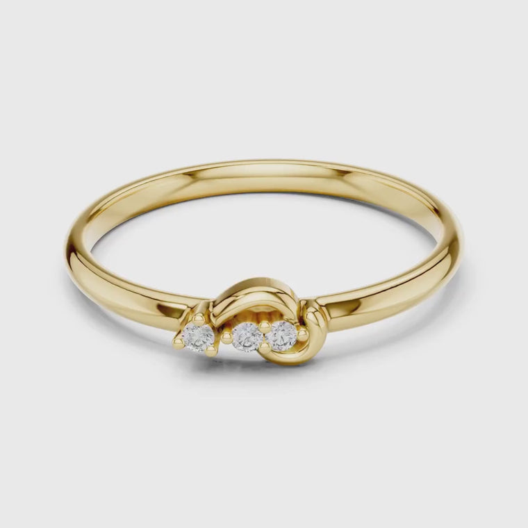 Gleaming Round Cut Ring For Queenly video