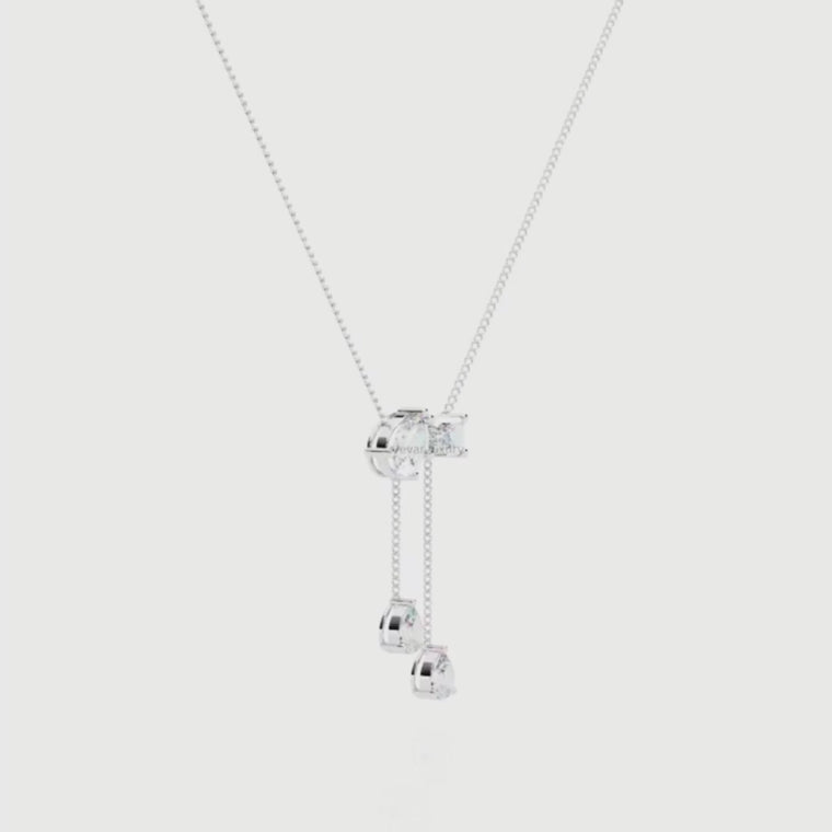Toi Et Moi Teardrop Necklace video
