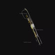 Custom Iced Out Letter J Pendant Two Tone Hip Hop Jewelry video