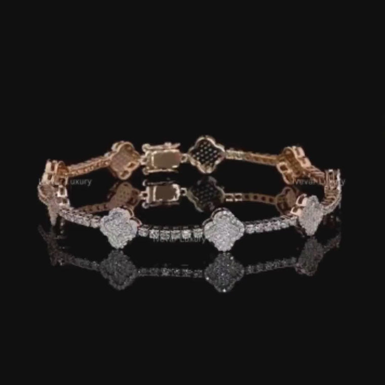 Floral Station Link Bracelet video