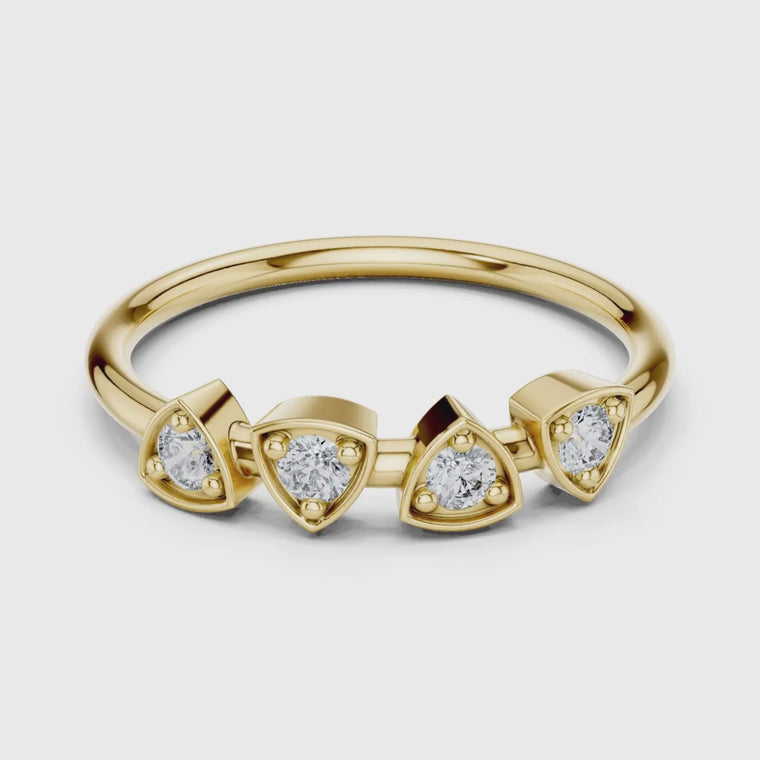 Trillion Cut Bezel Band video